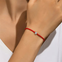 <tc>Rotes Kordelarmband – Moissanit-Glanz</tc>