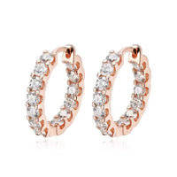 <tc>Moissanit-Creolen in S925-Silber </tc>