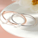 <tc>Birnen-Moissanit-Damenarmband, 925er Sterlingsilber</tc>