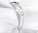 <tc>Eleganter Ring Marquise-Moissanit </tc>