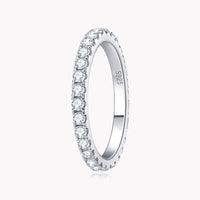 <tc>Moissanit-Eternity-Ring D 2 mm </tc>