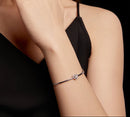 <tc>Hohlherz-Armband – Moissanit-Glanz aus 925er Silber</tc>
