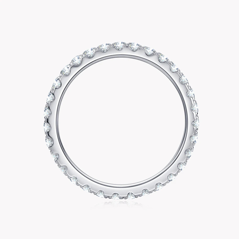 <tc>Moissanit-Eternity-Ring D 2 mm </tc>