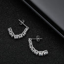 <tc>Moissanit D VVS1 Ohrhänger aus S925-Silber</tc>