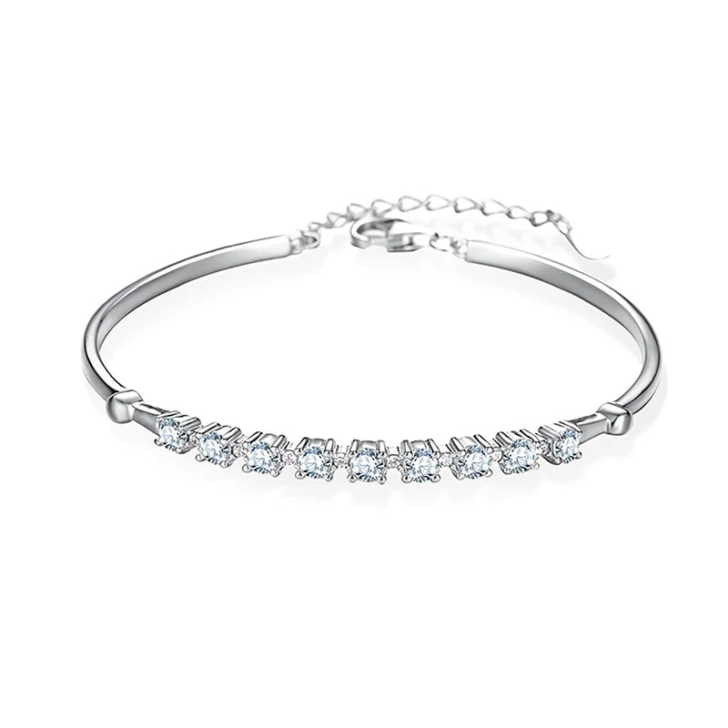 <tc>Moissanit-Armband aus 925er Silber</tc>