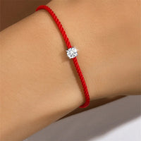 <tc>Rotes Kordelarmband – Moissanit-Glanz</tc>