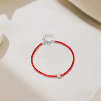 <tc>Rotes Kordelarmband – Moissanit-Glanz</tc>