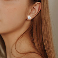 <tc>Moissanit-Ohrringe aus 925er Silber</tc>