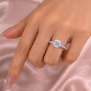 Anillo Lazo Brillante – Moissanita 3.0ct | Plata S925