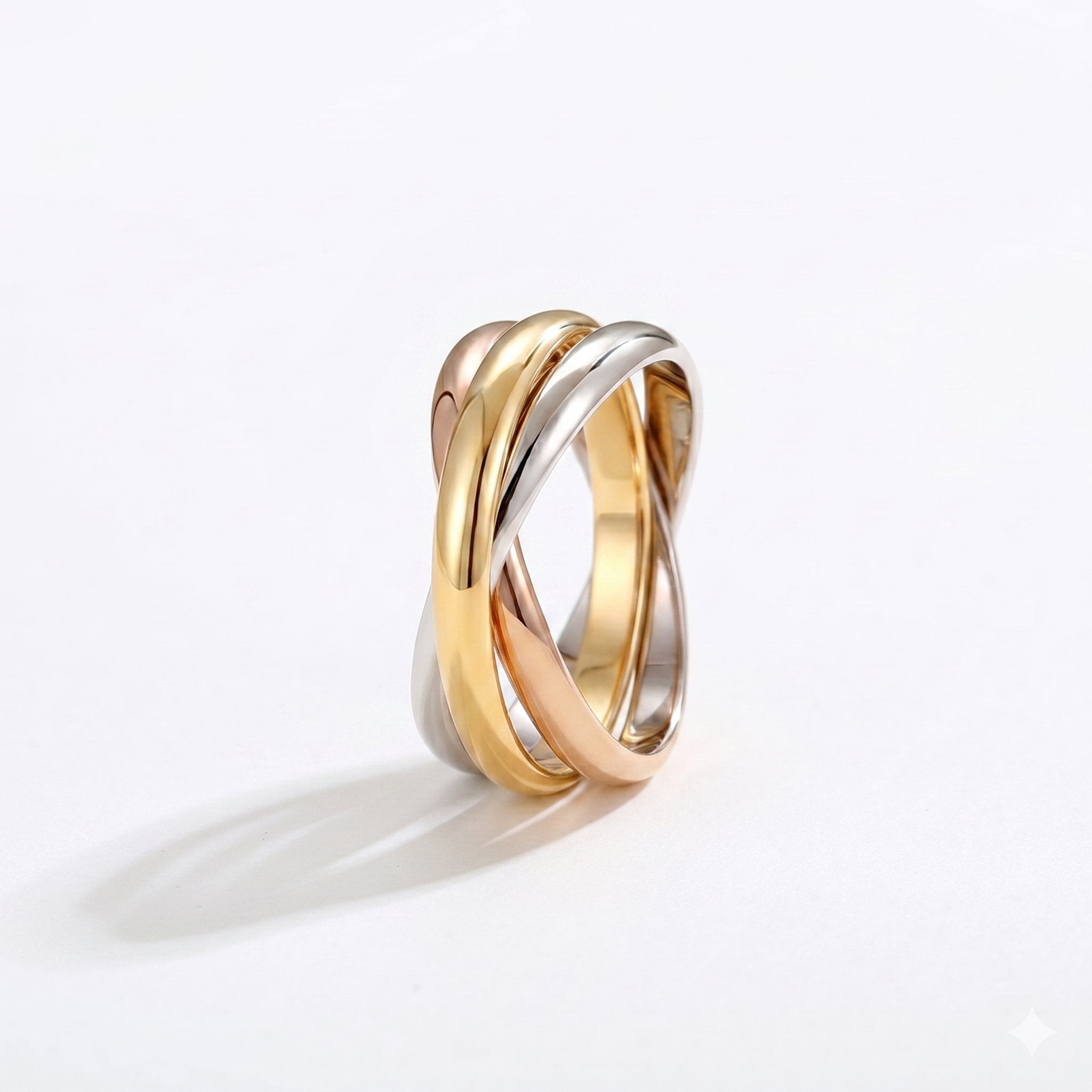 <tc>Ring Trilogie — Drei funkelnde Elemente in Bewegung</tc>