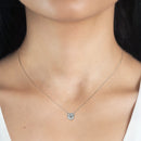 <tc>Halskette  S925-Silber eingelegtem Moissanit</tc>