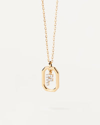 <tc>Buchstaben-Anhänger A–Z aus 925er Silber mit goldfarbener Oberfläche</tc>