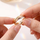 <tc>Ring Trilogie — Drei funkelnde Elemente in Bewegung</tc>